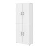 AKTENSCHRANK - viertürig, 6 Ordnerhöhen - Weiß - Weiß, Holzwerkstoff (80/212.5/34.4cm) - Röhr