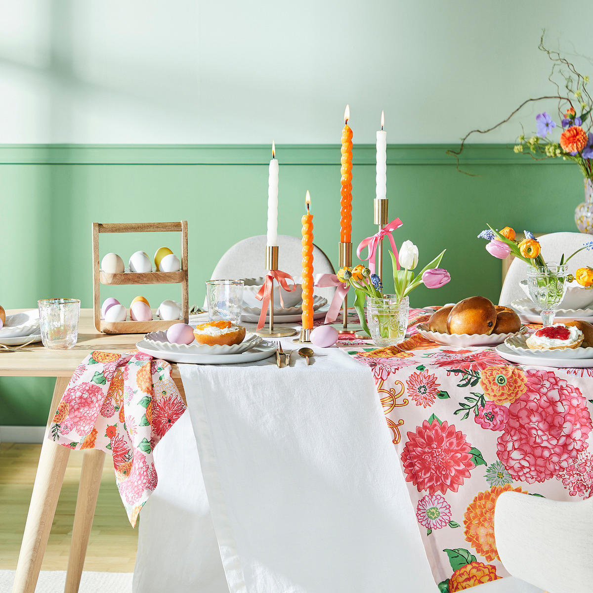 TISCHLÄUFER Locarno - Multicolor, Textil (50/160cm) - Butlers