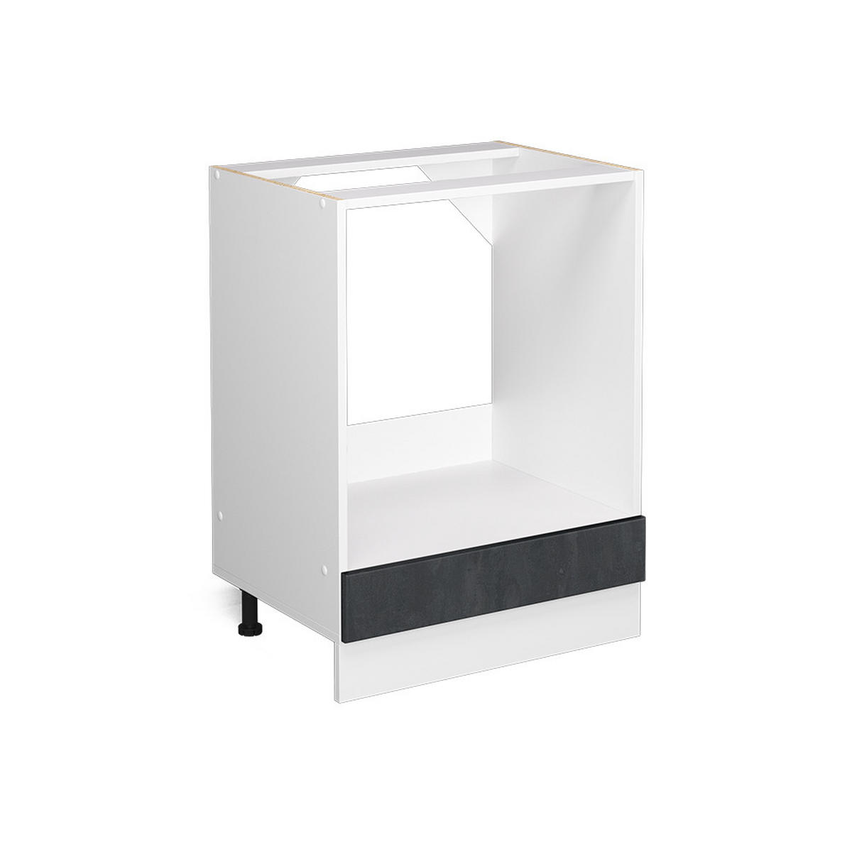 KUCHYŇSKÁ DVÍŘKA R-Line Černý beton - černá, kompozitní dřevo (59.6/11.2/1.6cm) - Vicco