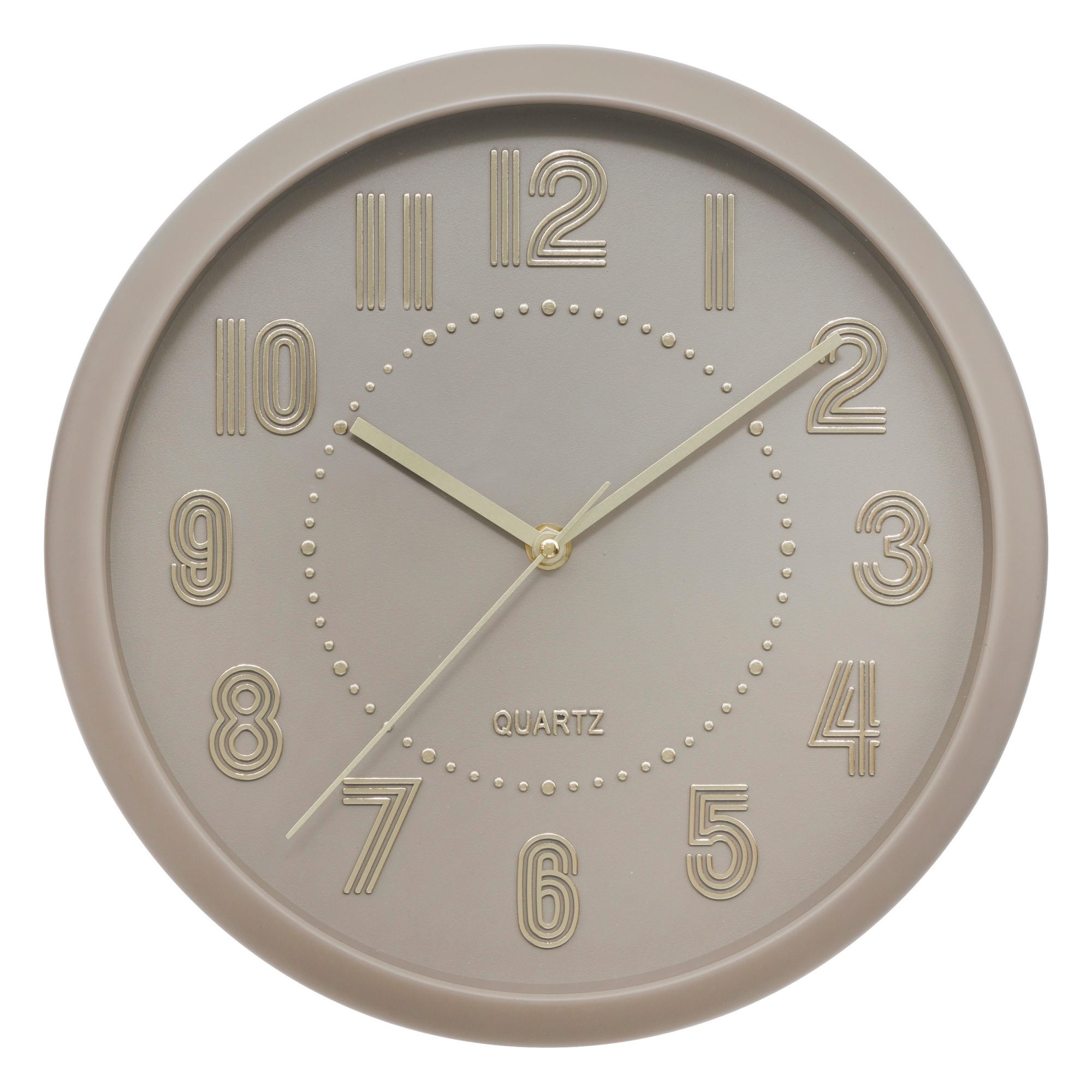 WANDUHR Alizee 30,5/30,5/4,3 cm - Beige, Kunststoff (30.5/4.3/30.5cm) - Atmosphera Createur d´interieur