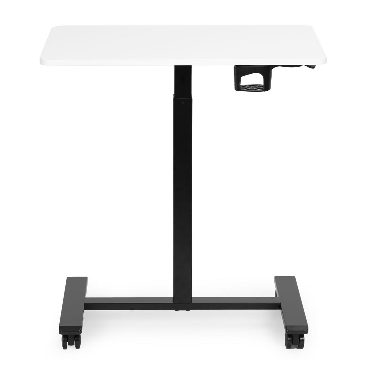 SCHREIBTISCH MILO Weiß - Schwarz - Weiß, Holzwerkstoff (48/70/71.5cm) - Mat-Haus