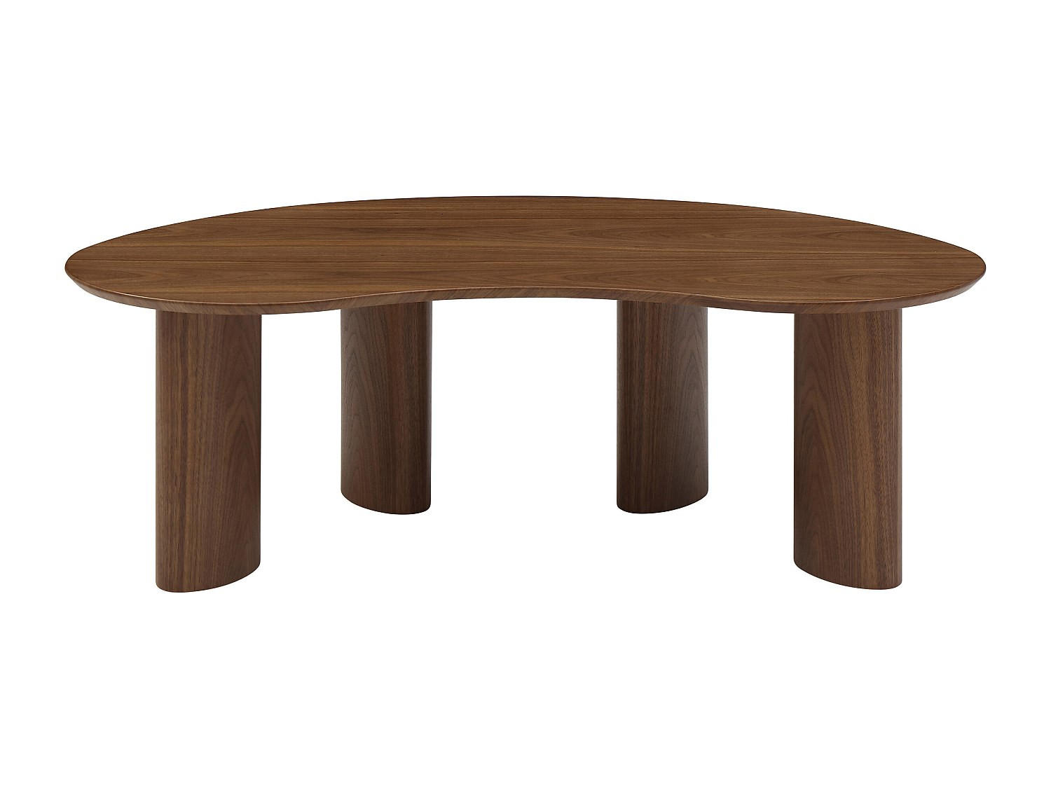 COUCHTTISCH nicht ausziehbar - 120 cmcm x 70 cmcm - Holz, Platte - Naturfarben Dunkel - CALYNOR - Naturfarben, Holz (70/120/40cm) - Vente-Unique