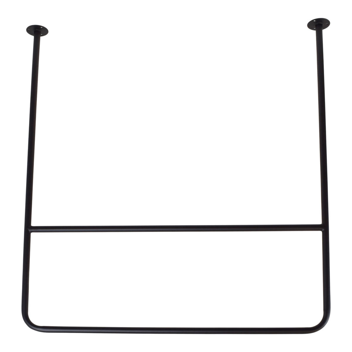 KLEIDERABLAGE Kyra Schwarz - Schwarz, Metall (80/90/2cm) - LOFT42