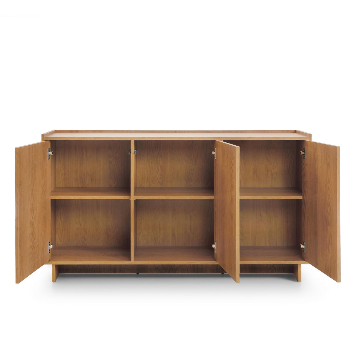 SIDEBOARD YARKER KOM1 Eiche - Eichefarben, Glas/Holzwerkstoff (147/82/39cm) - Komodee