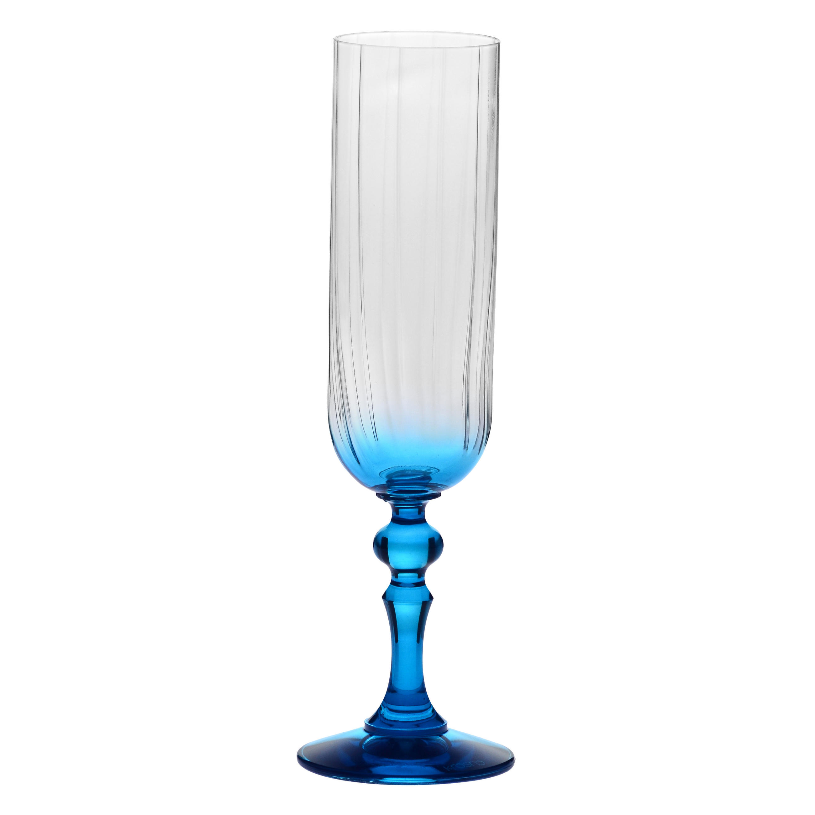 SEKTGLÄSER, 2er-Set, 200 ml - Türkis, Glas (0.2L) - Krosno Glass