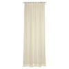 ÖSENVORHANG SOLID transparent - Beige, Textil (140/1/250cm) - Schöner Wohnen