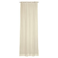 ÖSENVORHANG SOLID transparent - Beige, Textil (140/1/250cm) - Schöner Wohnen
