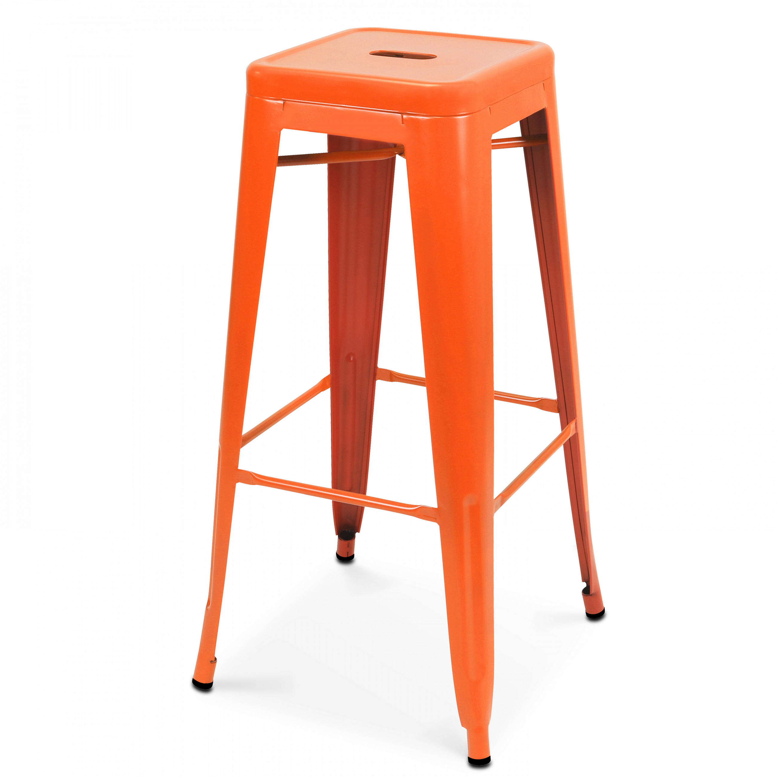 HOCHSTUHL, Orange - Orange, Metall (43/76/43cm) - Oviala
