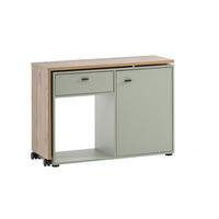 SCHREIBTISCH mit drehbarer Arbeitsplatte Monkey 75x105x39 cm Eiche/Pistazie - Grün, Holz (39/105/75cm) - PROREGAL