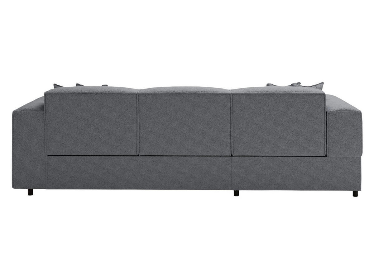 ECKSOFA Santos L, Seite: Links - Dunkelgrau/Schwarz, Holzwerkstoff/Kunststoff (253/166cm) - MIRJAN24