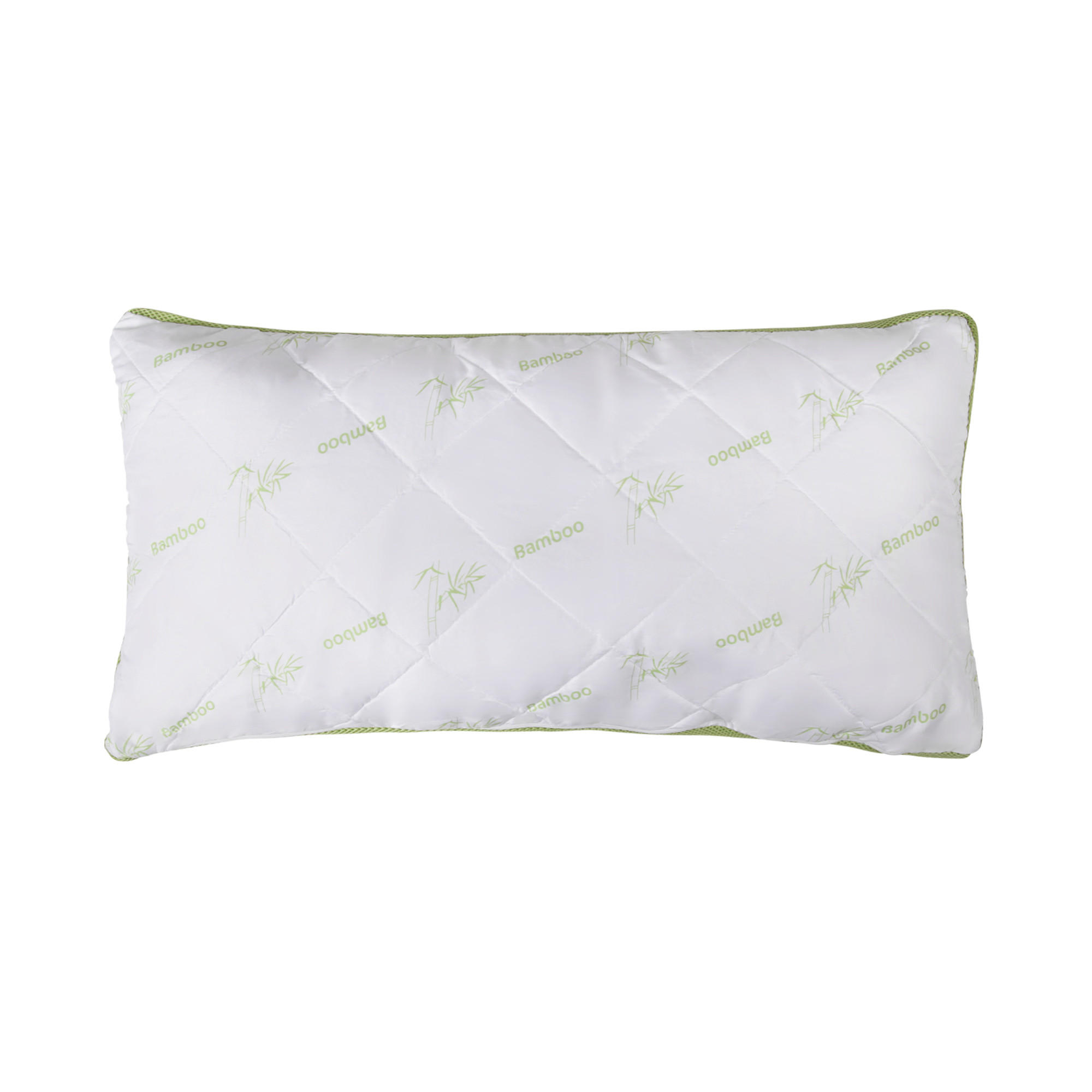 KOPFKISSEN Bamboo-Mesh 40 x 80 cm - Weiß, Textil (80/40cm) - Bestlivings