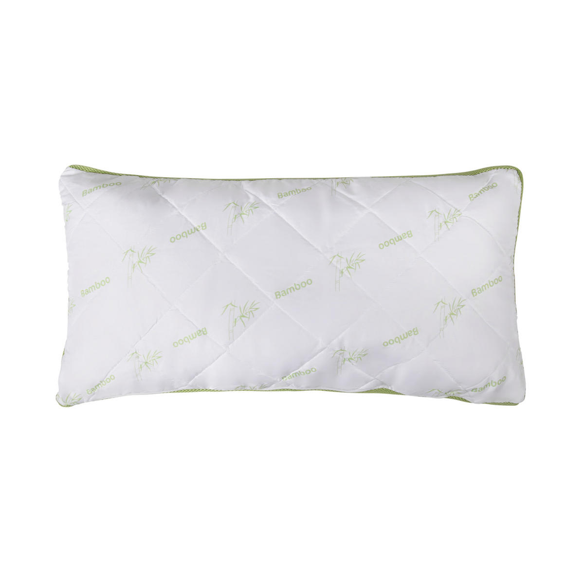 KOPFKISSEN Bamboo-Mesh 40 x 80 cm - Weiß, Textil (80/40cm) - Bestlivings
