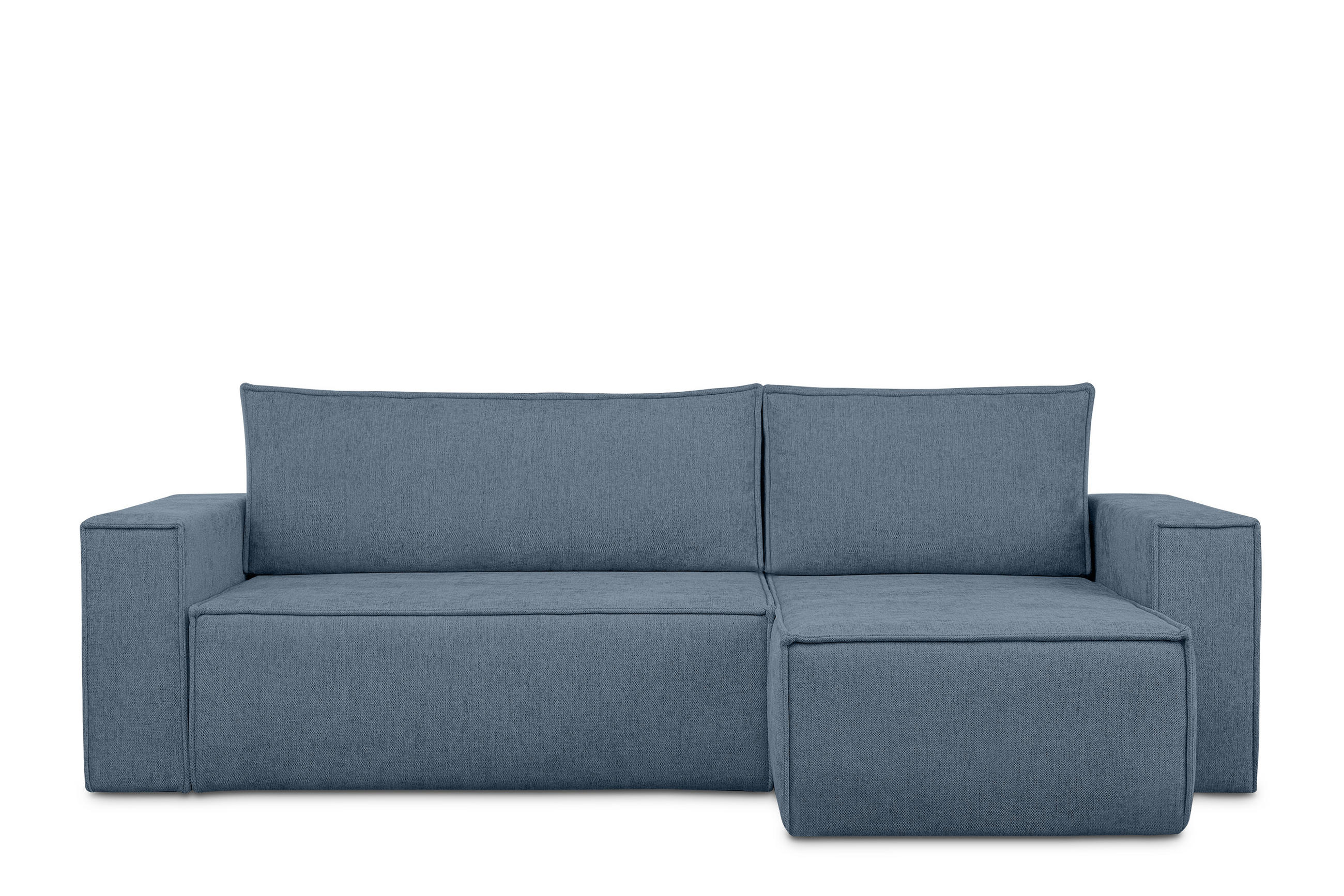 ECKSOFA-LINKS/RECHTS NAPI II mit Schlaffunktion, hellblau - Hellblau, Textil (262/148cm) - KONSIMO®