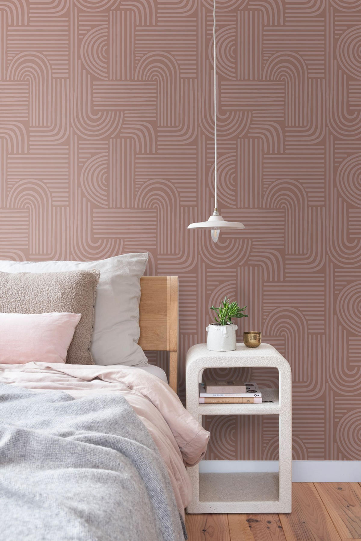 TAPETE 3D-Muster 50 x 900 cm - Braun, Papier (50/900cm) - ESTAhome