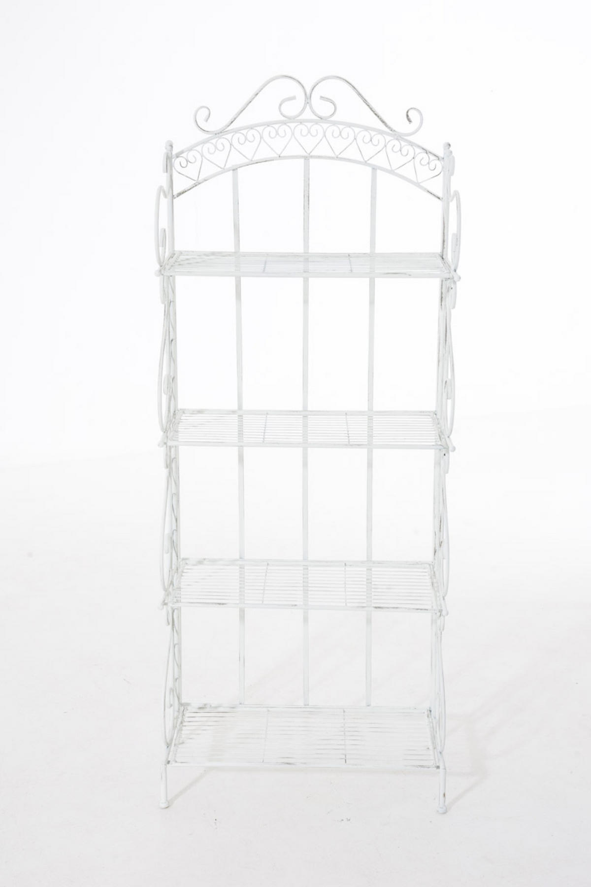 STANDREGAL Anton antik weiß - Weiß, Metall (61/153/33cm) - TPFGarden