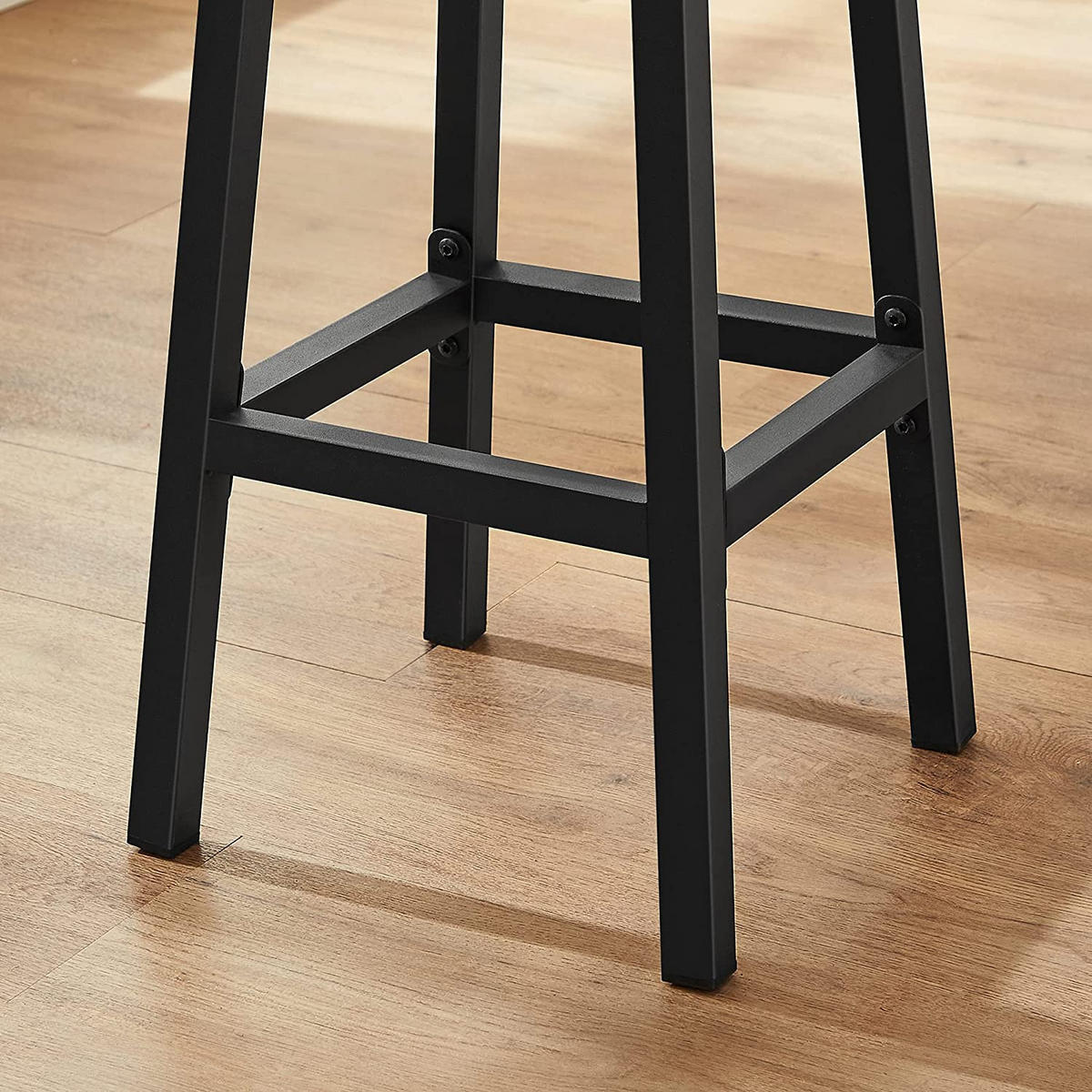BARHOCKER 2ER-SET - Schwarz, Holzwerkstoff (32/65/32cm) - Hansiro