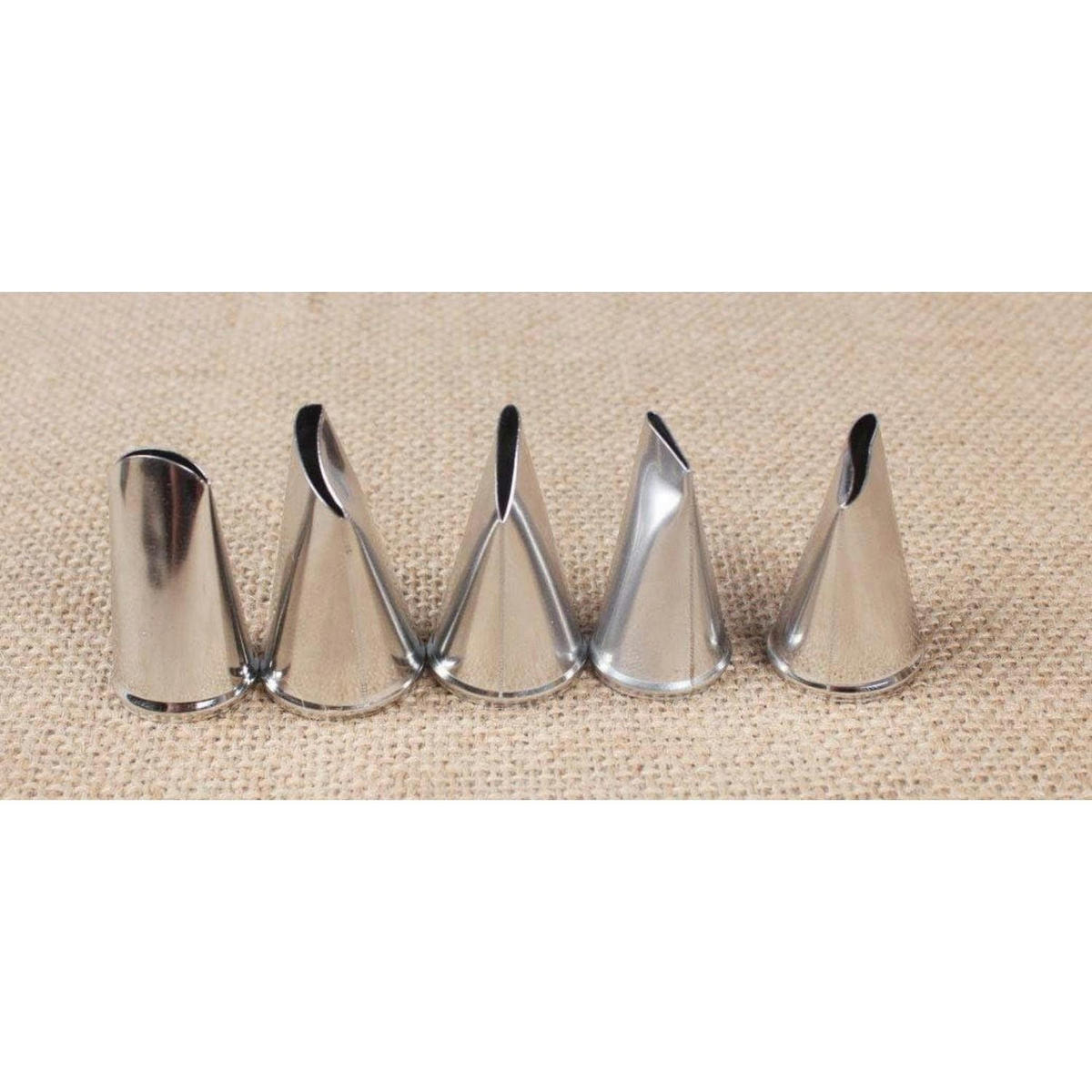 SPRITZTÜLLEN Set 10-teilig Edelstahl - Rosa, Metall (2.2/2/3.9cm)