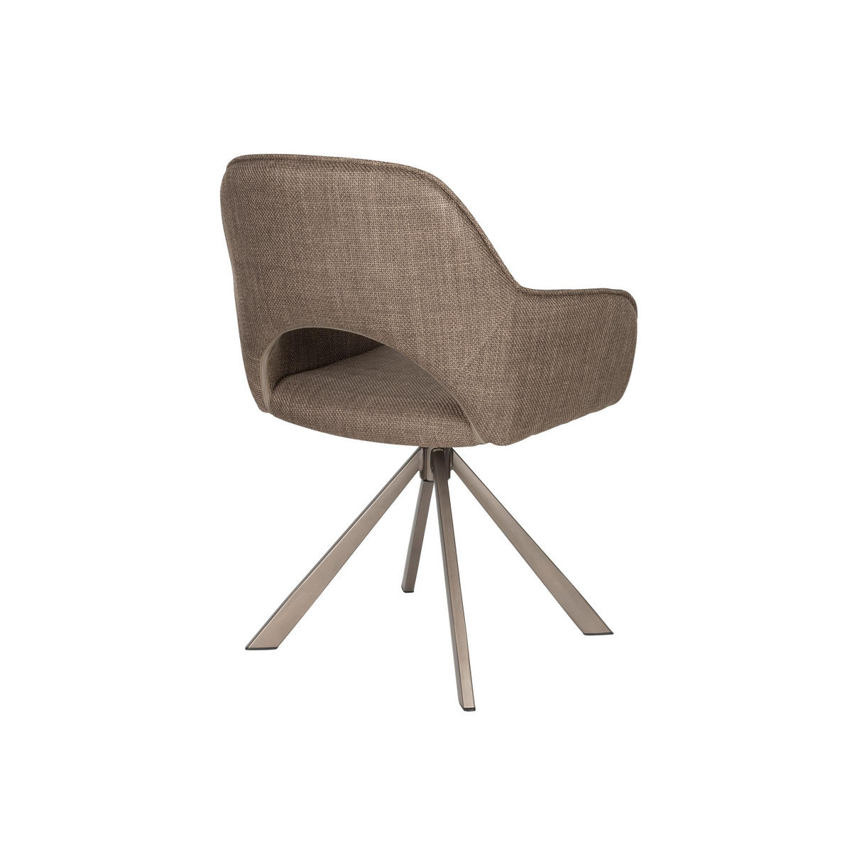 ESSZIMMERSTUHL Toye und Drehfunktion Braun - 2 er Set - Braun, Kunststoff (61/85/68cm) - Housecraft Living