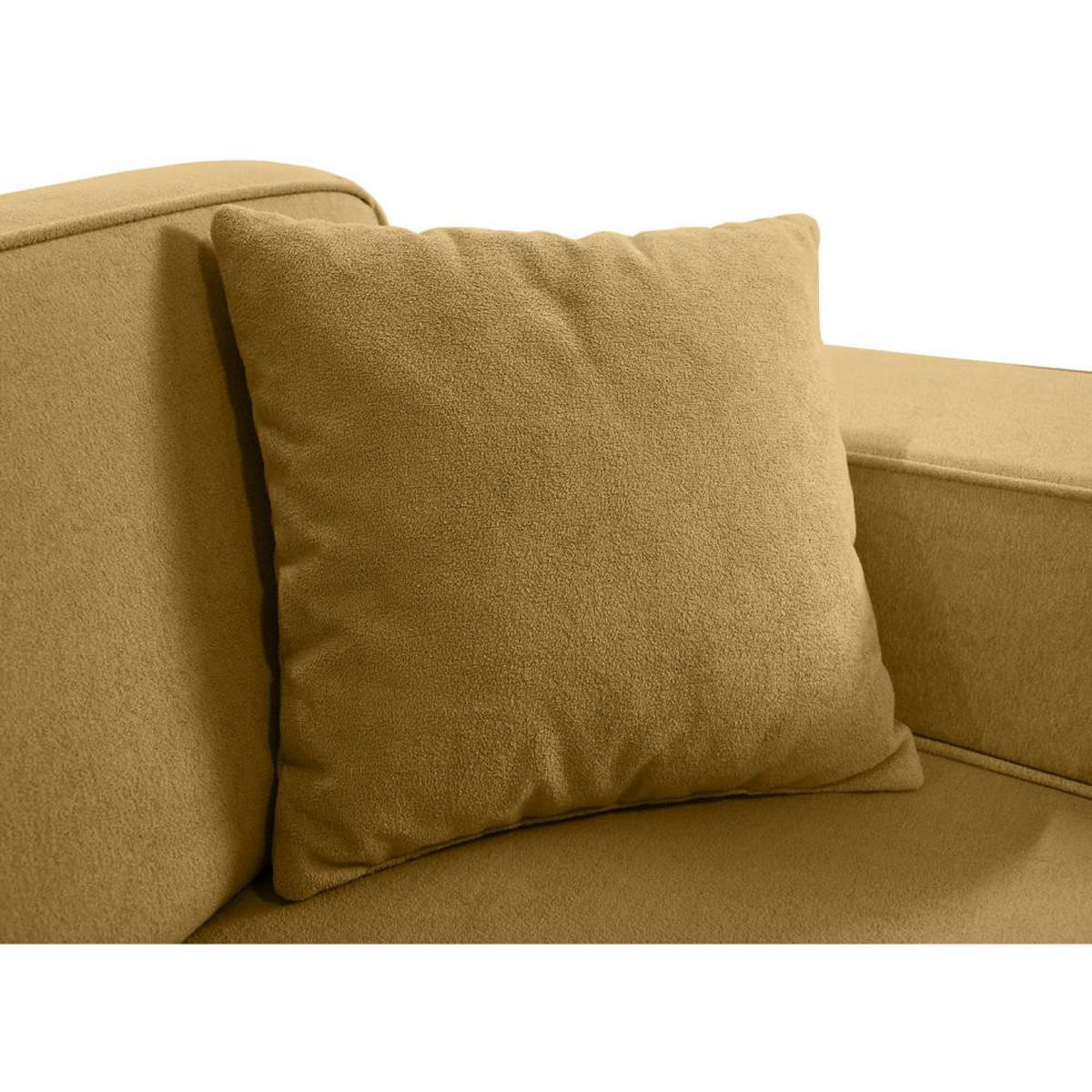 2-SITZER SOFA Pedro ohne Schlaffunktion gelb - Gelb/Schwarz, Textil (185/75/88cm) - Beautysofa