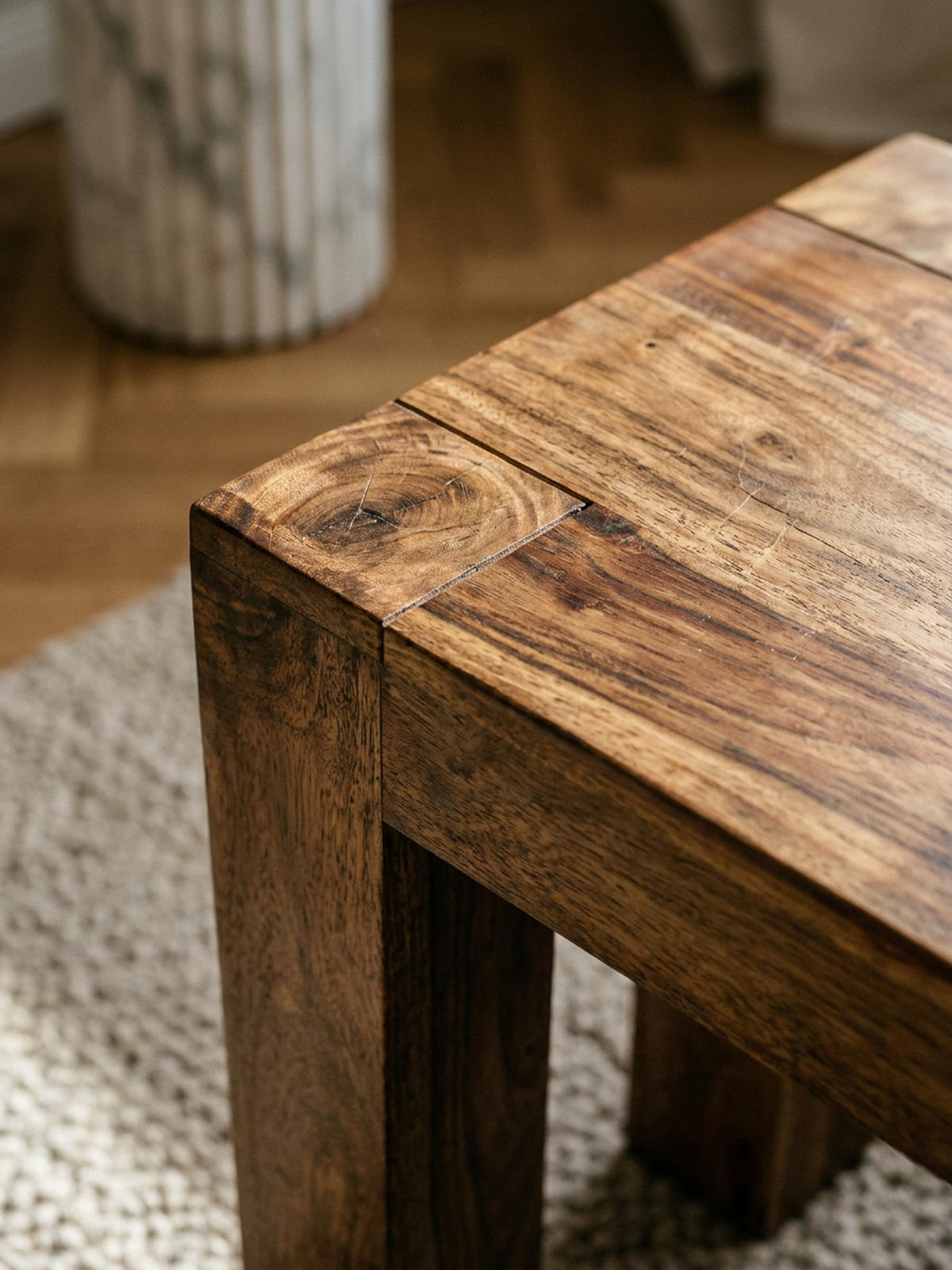 SITZBANK Massivholz Landhausstil handgefertigt, Braun 180x35x45 cm - Braun, Holz (180/45/35cm) - KADIMA DESIGN