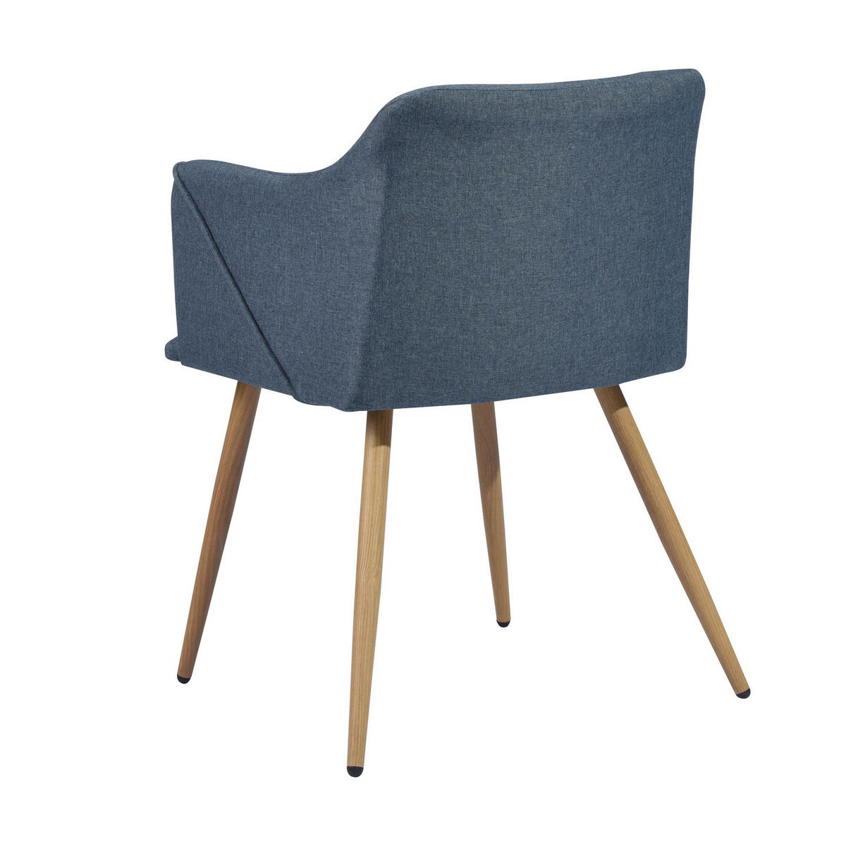 ESSZIMMERSTUHL 2er-Set Stoff Blau - Blau, Holz/Holzwerkstoff (54/75/53cm) - Urban Meuble