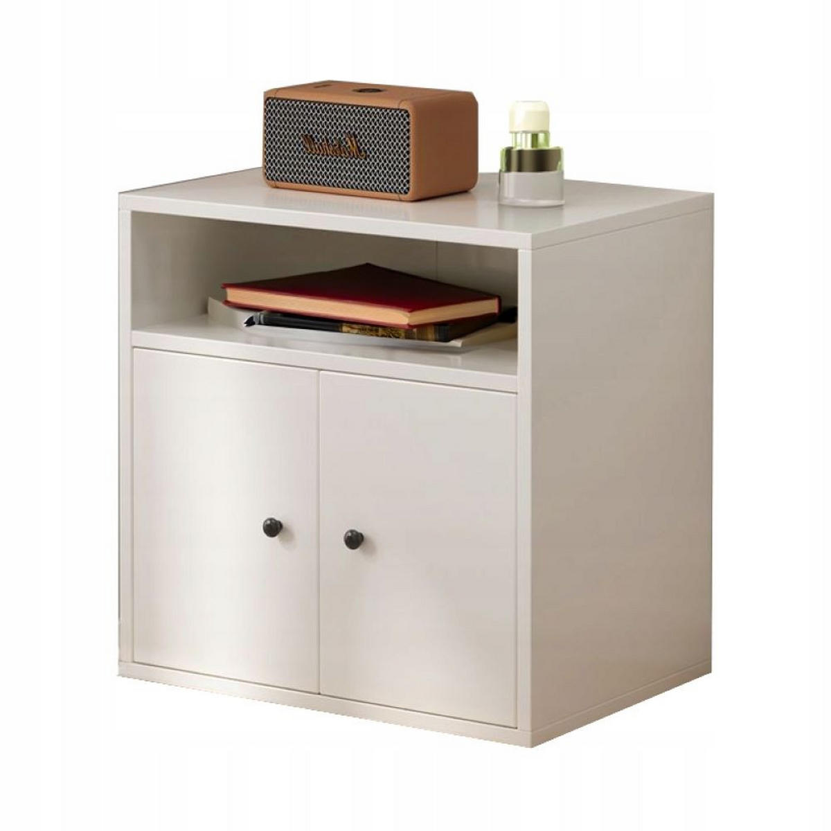 BÜCHERREGAL, weiß 60/34/56 cm - Weiß, Holzwerkstoff (34/56/60cm) - Rebiko