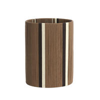 LAMPENSCHIRM Medan Braun Ø30/40 cm - Braun, Textil (30/30/40cm) - Light & Living