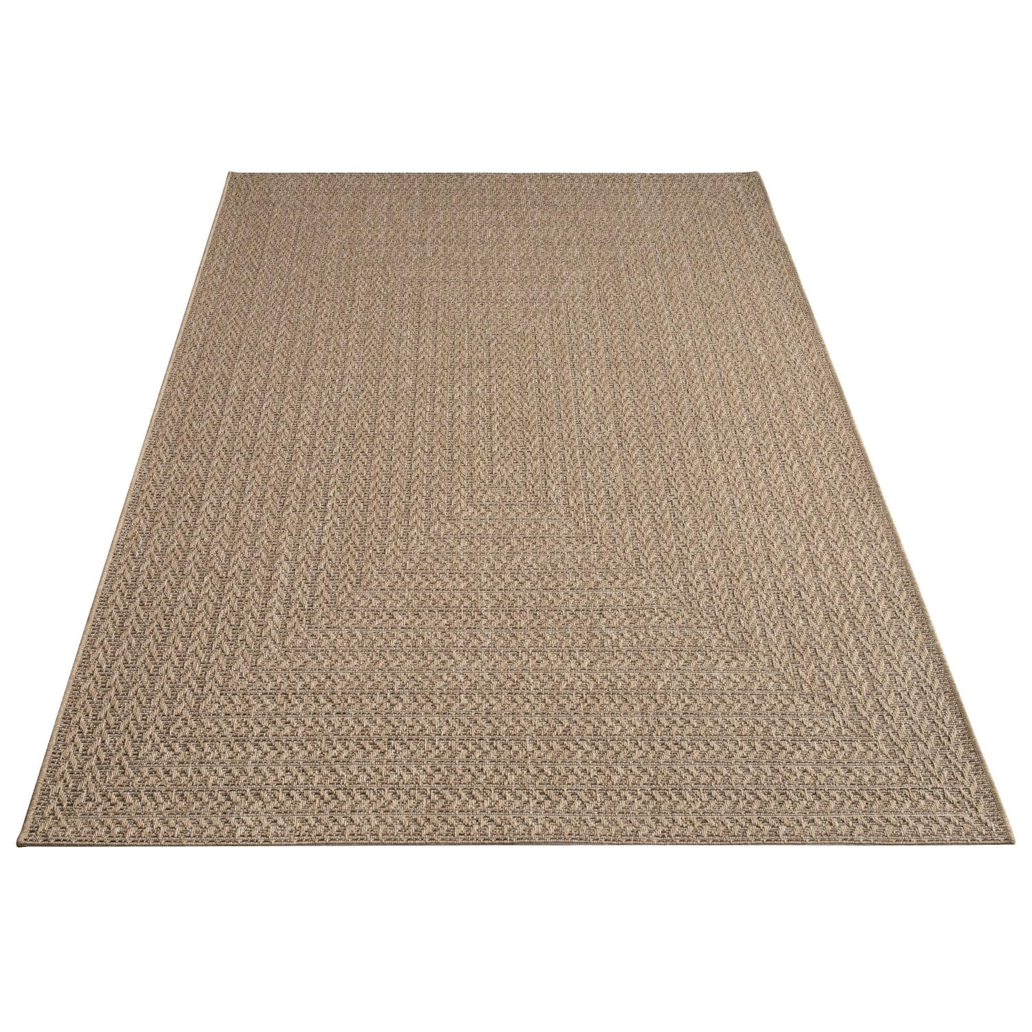 TEPPICH Kurzflor Unifarben Wohnzimmer schmutzabweisend Beige Läufer 80x150 - Beige, Textil (80/150cm) - KADIMA DESIGN