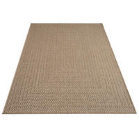 TEPPICH Kurzflor Unifarben Wohnzimmer schmutzabweisend Beige Rechteckig 200x290 - Beige, Textil (200/290cm) - KADIMA DESIGN