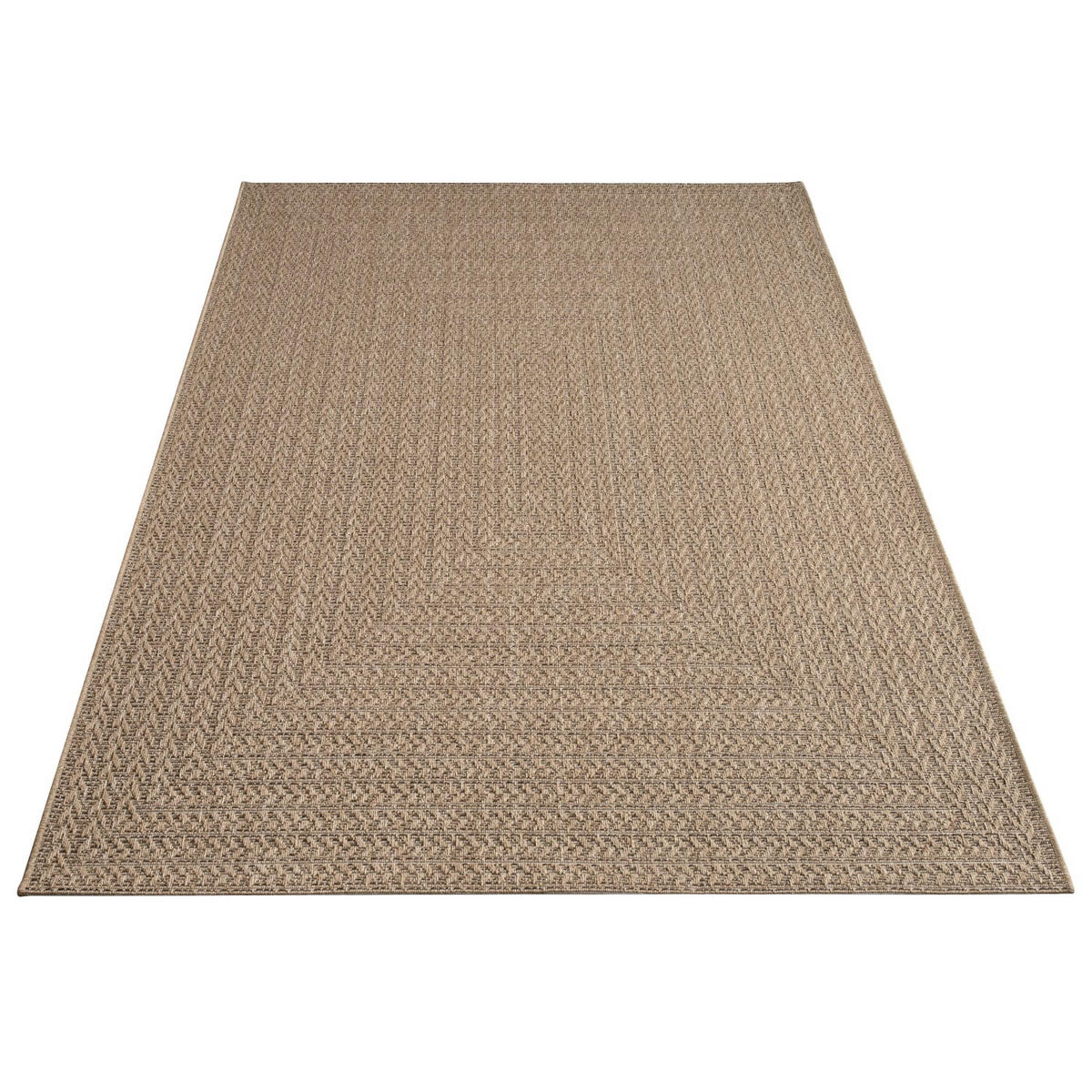 TEPPICH Kurzflor Unifarben Wohnzimmer schmutzabweisend Beige Rechteckig 200x290 - Beige, Textil (200/290cm) - KADIMA DESIGN