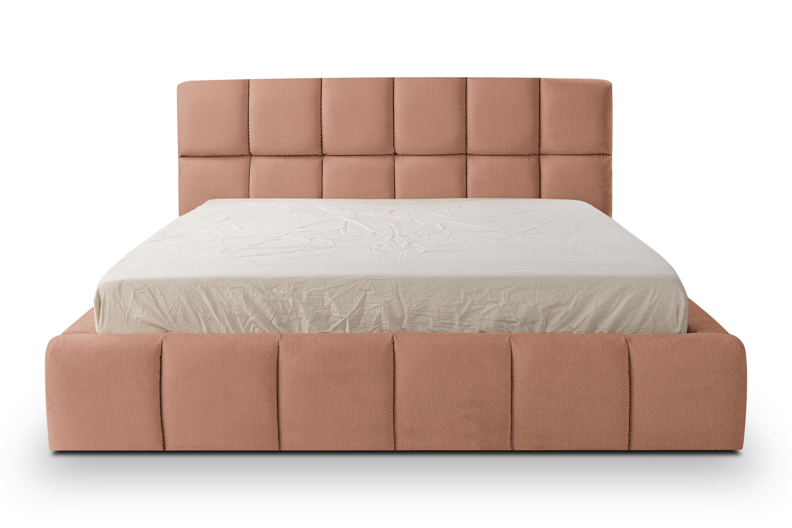 POLSTERBETT mit Stauraum 180x200 cm in Rost - Rostfarben, Textil (180/200cm) - Home Collective
