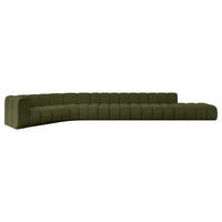 ECKSOFA modulares Sofa Tilmo-L3 - 581x194x70 cm Grün - Grün, Holzwerkstoff/Textil (581/194cm) - ALTDECOR