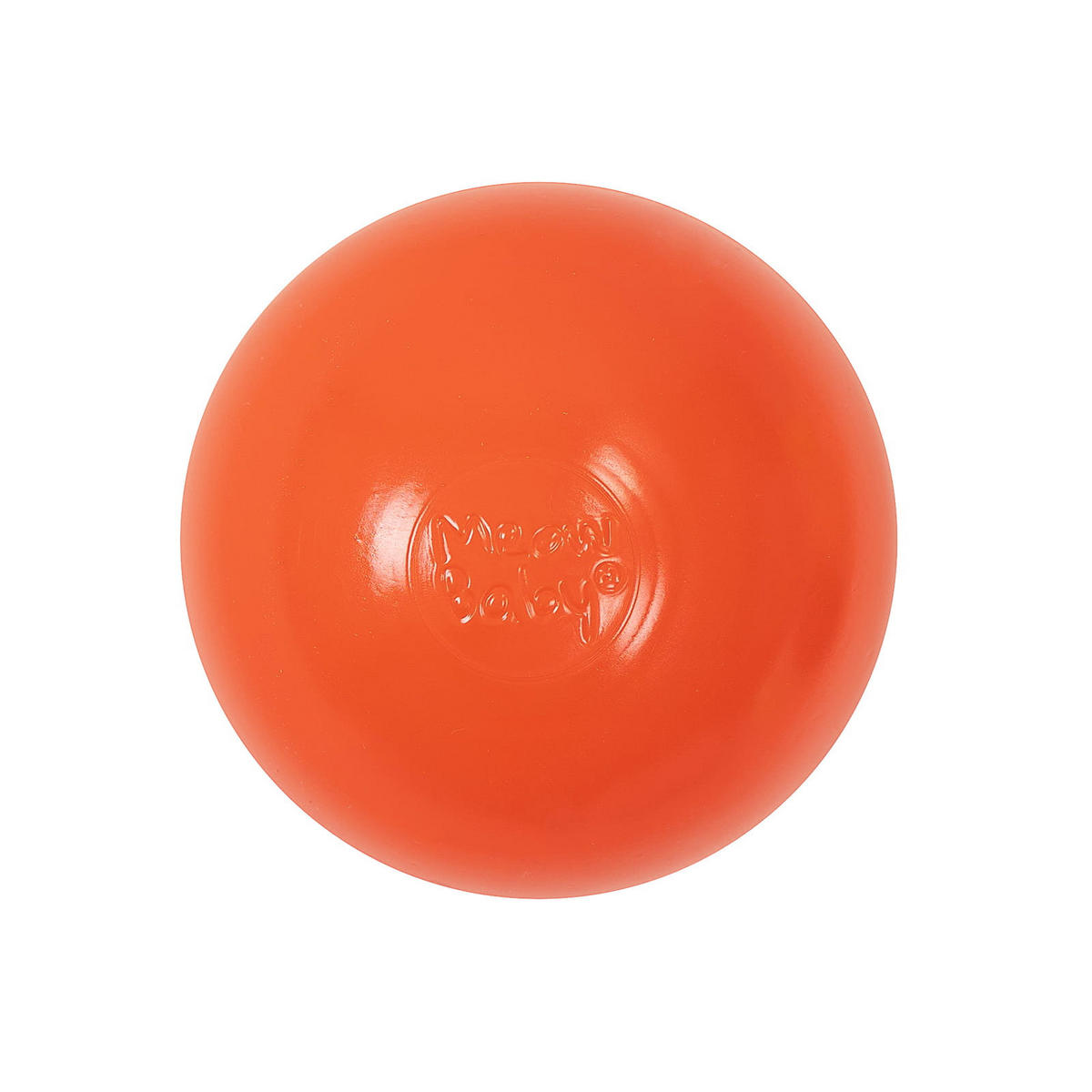 BÄLLE für Bällebad, Kinder Spielbälle, Plastikbälle 50 pcs.: Orange - Orange, Textil (7/7/7cm) - MeowBaby