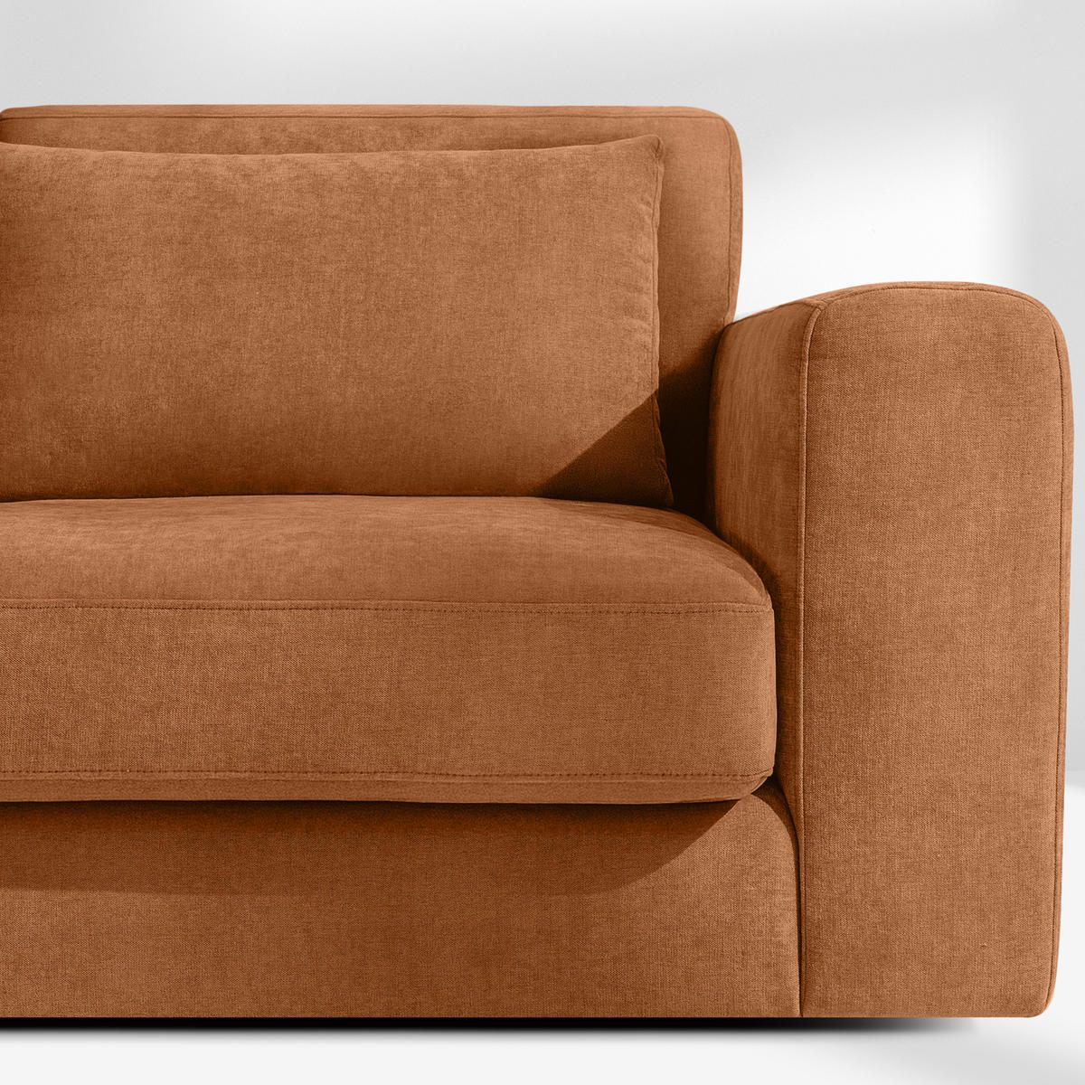 ECKSOFA XL links VERUS - Rot, Holz/Holzwerkstoff (377/328cm) - KONSIMO®