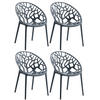 STUHL Holle - 2er Set anthrazit - Grau, Kunststoff (59/60/80cm) - TPFLiving
