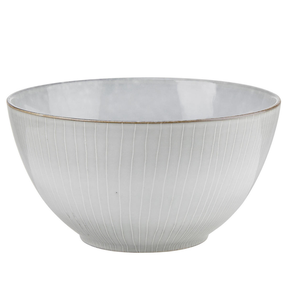 SCHALE Henley - Grau, Keramik (24/24/12cm) - BUTLERS