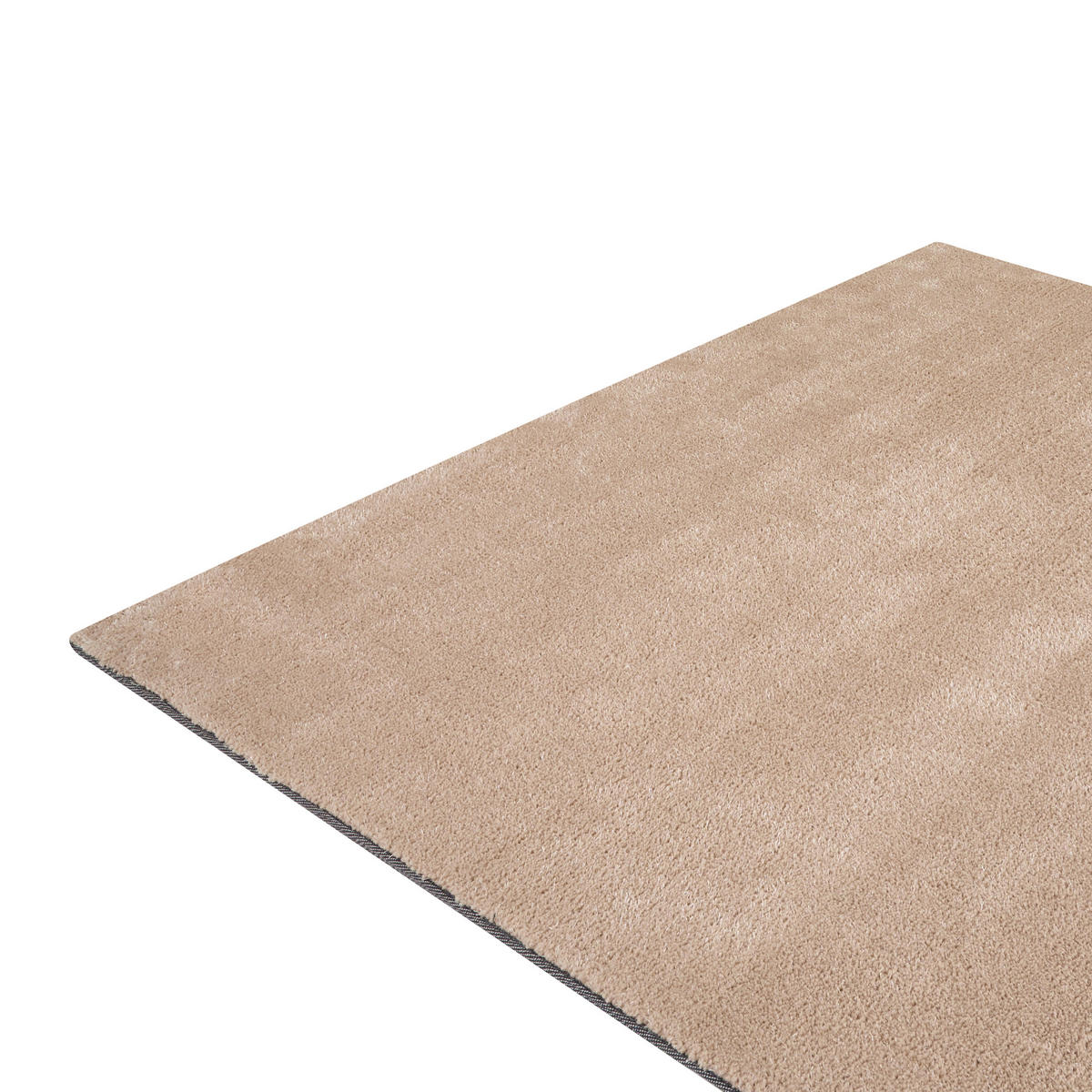 CHLUPATÝ KOBEREC SHAGGY Pískově béžový 140/200 cm Demre - písková barva/béžová, textil (140/200cm) - Beliani