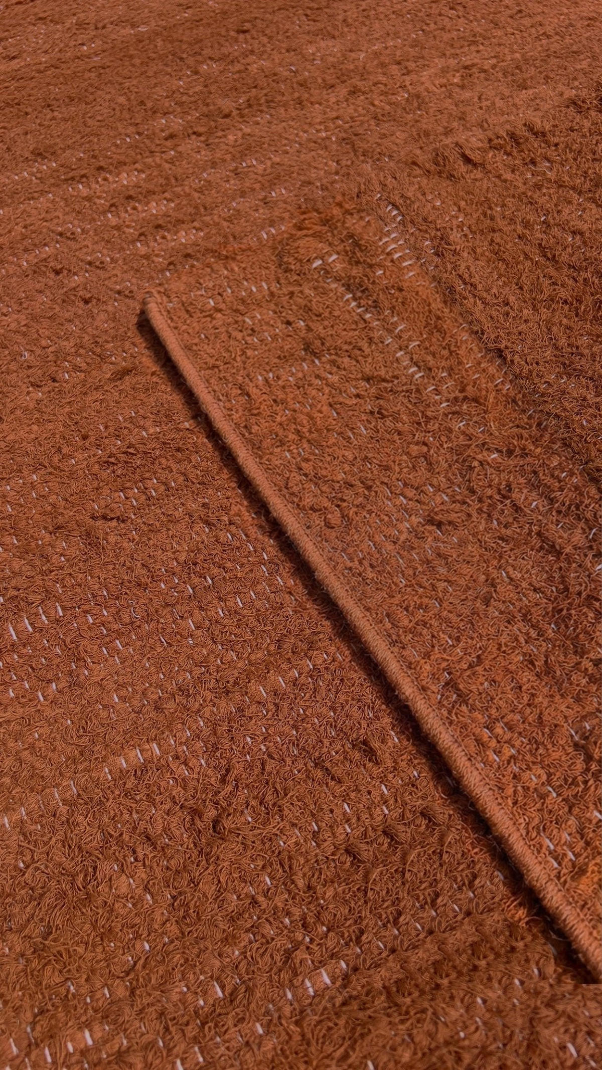 TEPPICH aus recycelter Baumwolle handgewebt bruin - Braun, Naturmaterialien (160/230cm) - AFK Living