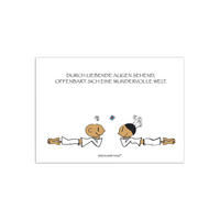 POSTKARTE Der Kleine Yogi Liebend Augen, 10er Pack, Papier / Pappe, 10.5 cm x 15 cm - Multicolor, Papier (10.5/1cm) - Goebel