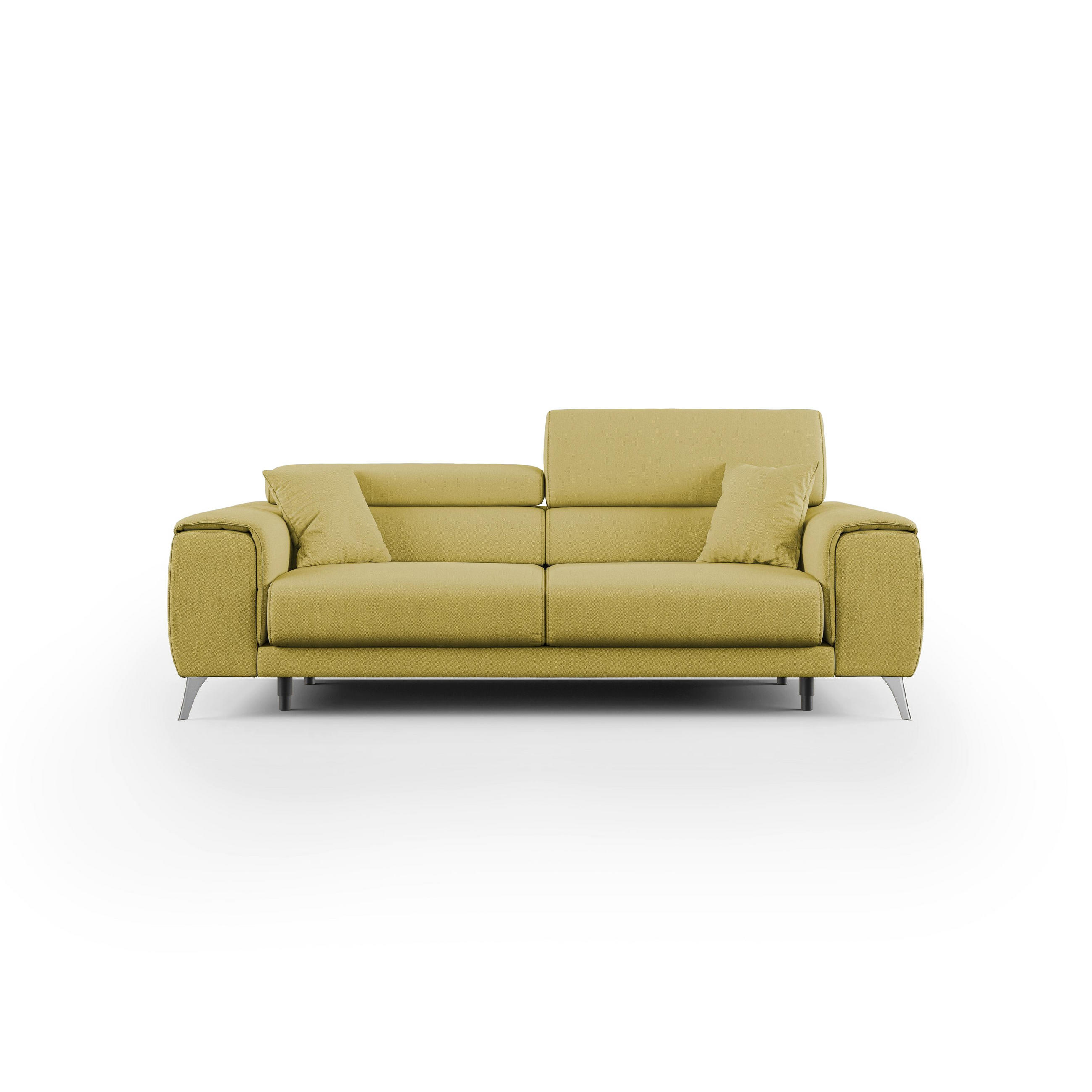 LINEARSOFA Fusion - Gelb, Textil (215/73/102cm) - Divani.store