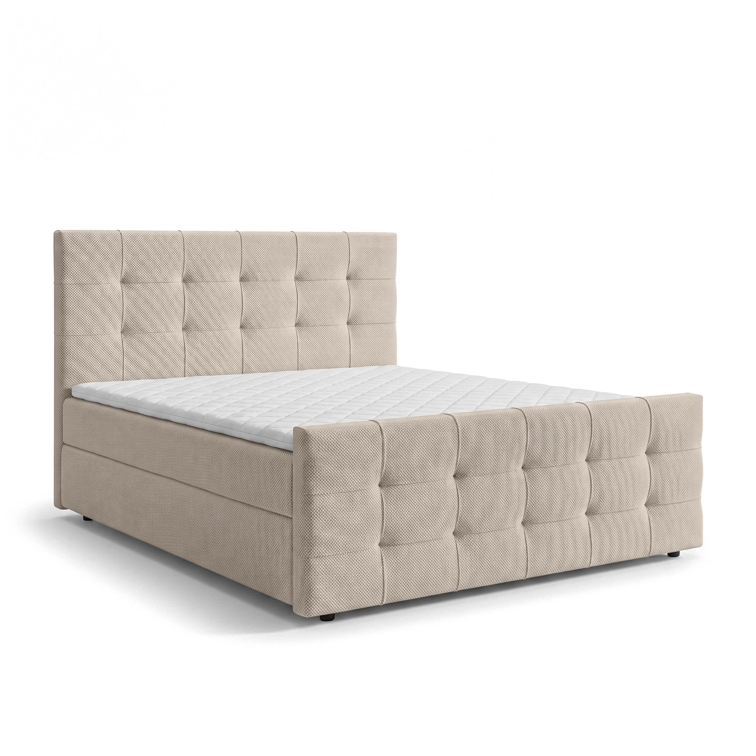AX Living Boxbett Beige 180x200 cm