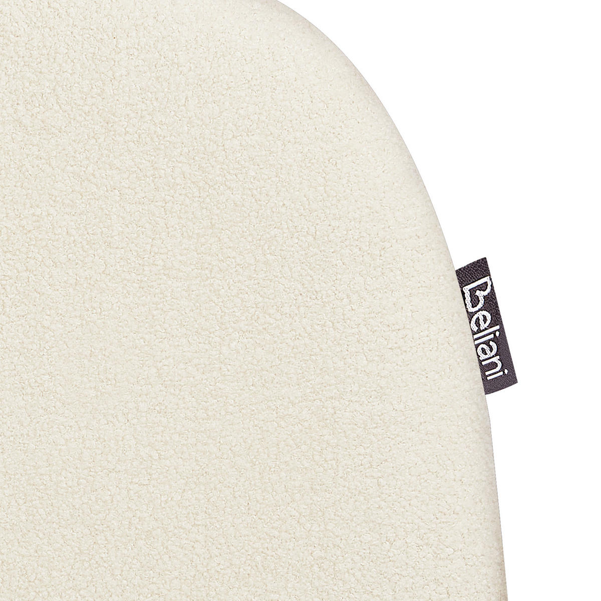 VATTENSÄNG 160x200 cm beige Roisel - Cremefärgad, Textil (160/200cm) - Beliani