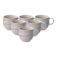 HENKELBECHER Perlemor Sand beige 290 ml 6er Set - Beige, Keramik (0.29L) - like.Villeroy & Boch