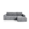 ECKSOFA mit Schlaffunktion Grau - Grau, Textil (268/163cm) - Furnisell