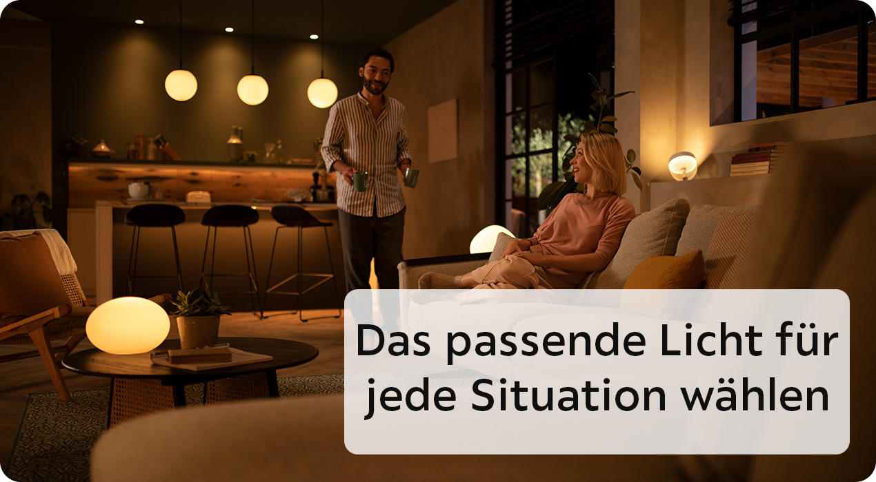 Das passende Licht für jede Situation wählen
