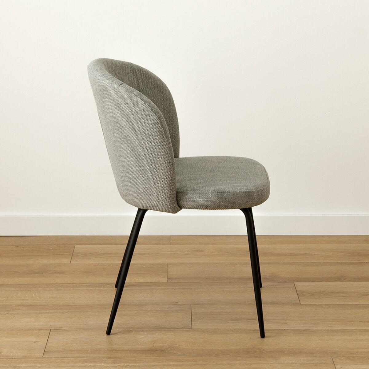 STUHL Beiz Grau 54 cm x 81 cm - Grau, Textil (54/81/59cm) - Kenay Home