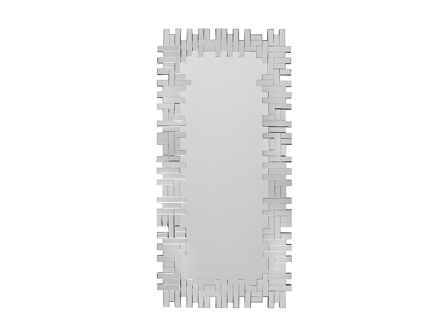 Vente-Unique Wandspiegel Silber 57x120x2 cm