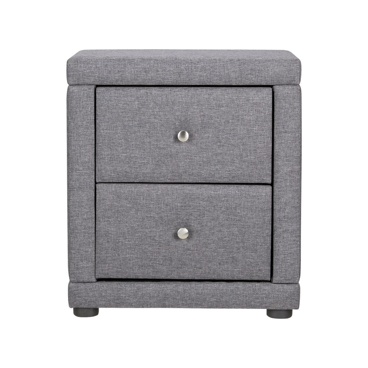 NACHTTISCH grau 2 Stück - Grau, Textil (47/54/29cm) - Homestyle4u