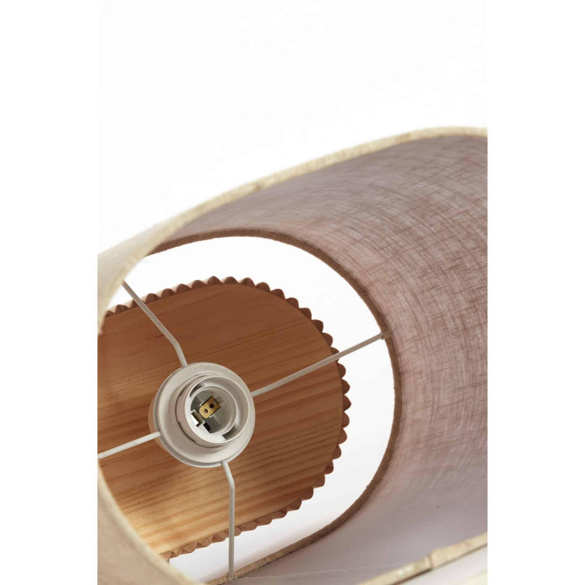 TISCHLAMPE Laslo Braun 30/20/94 cm - Braun, Holz (30/20/94cm) - Light & Living