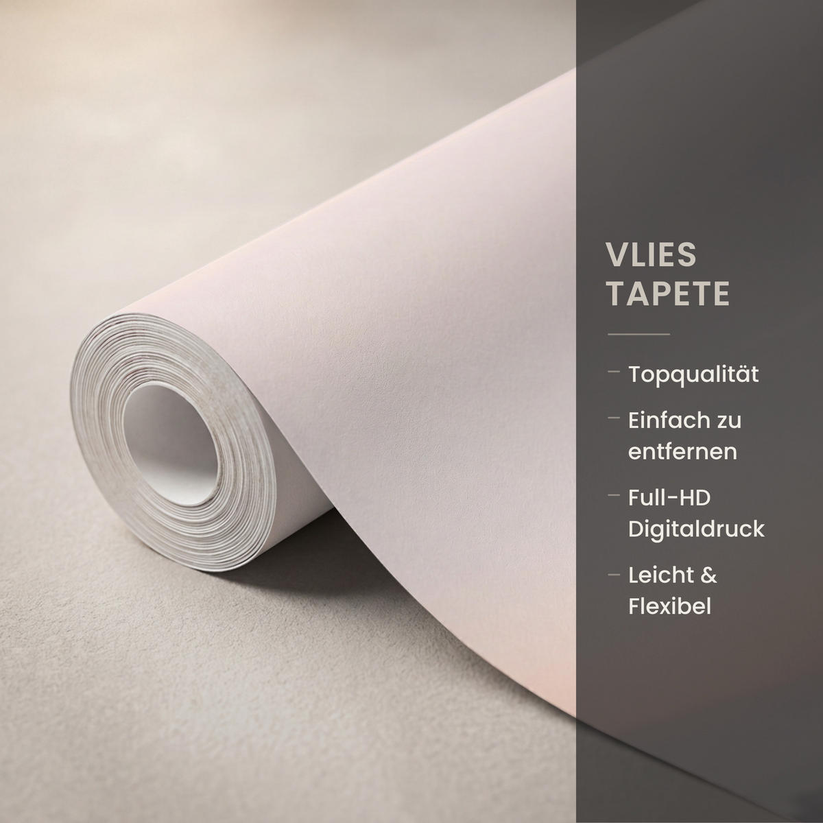 TAPETE - Gras - Feld - Sonne - Natur - 200x280 cm - Sandfarben, Papier (200/280cm) - OnlyWow